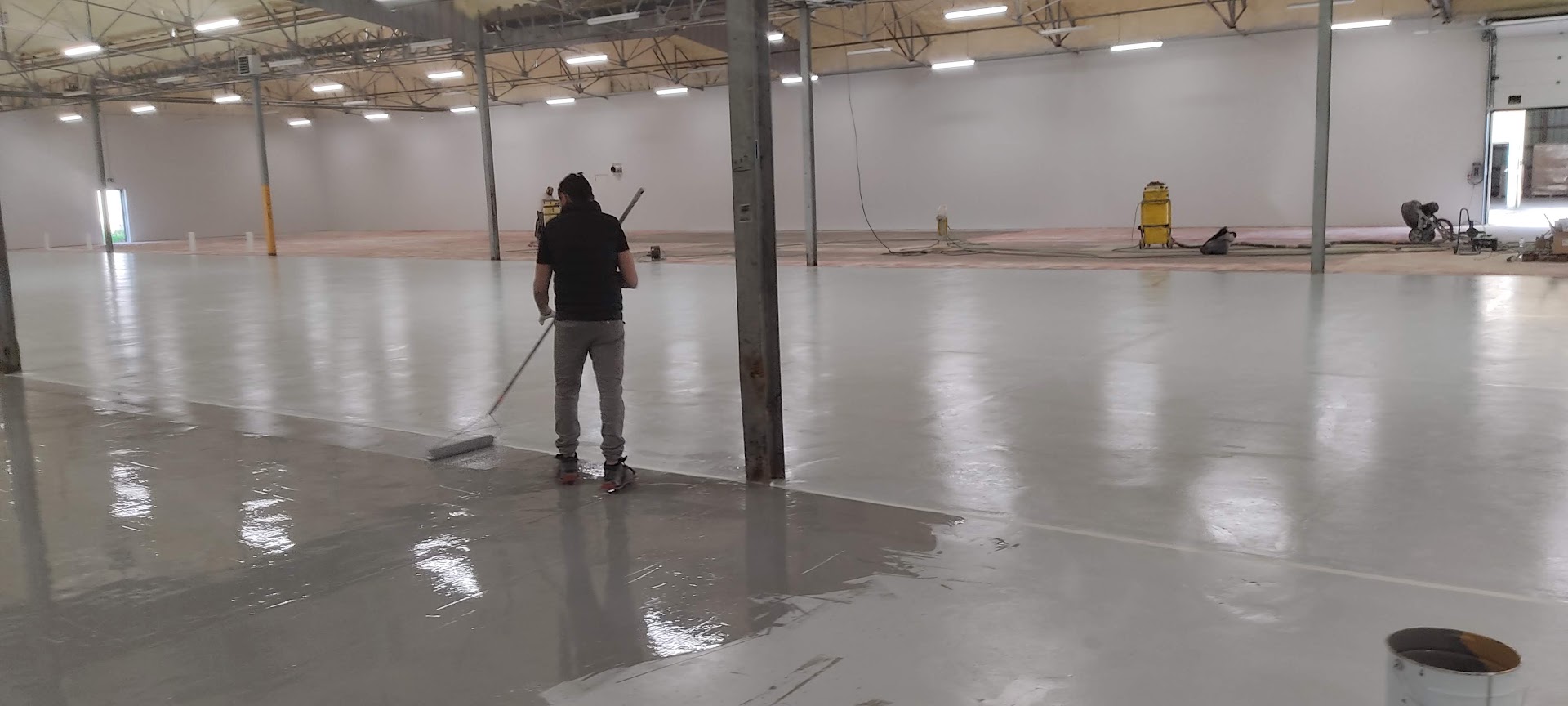 Application de résine